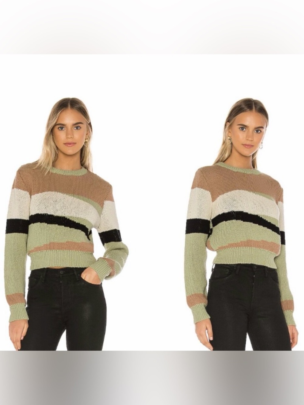 CALLAHAN KNITWEAR Rosa Sweater in Neutral Multi - Women's Size Medium